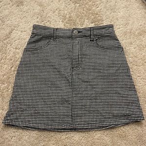 John Galt Brandy Melville Plaid High Waisted Mini Skirt